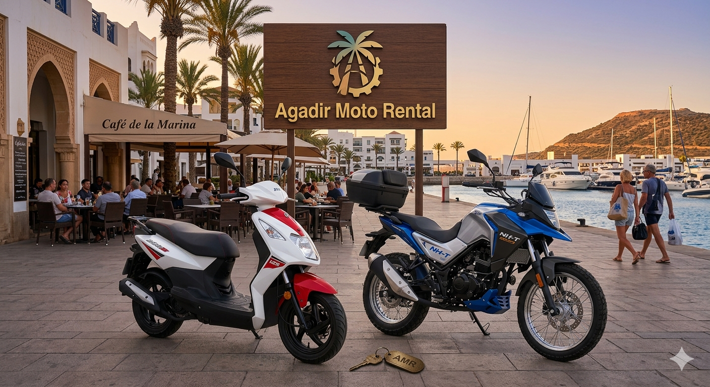 Agadir Moto Rental — Scooters et motos à Agadir